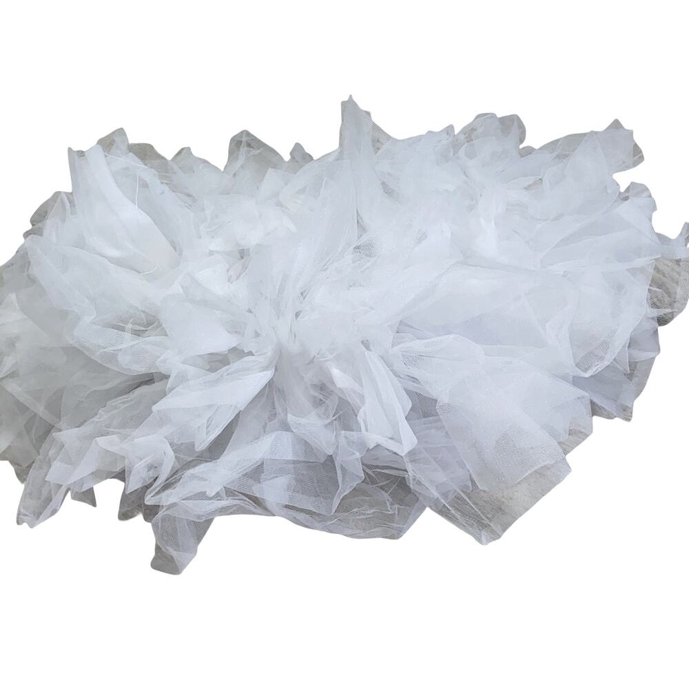 White Tulle Tutu Skirt Layered Costume Dance Dress Up Fluffy